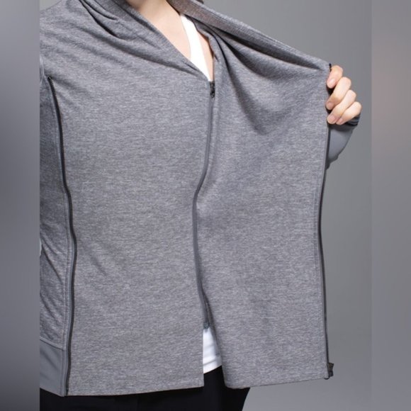 Lululemon Bhakti Yoga Jacket Asymmetrical Double Zip Up - Picture 4 of 7